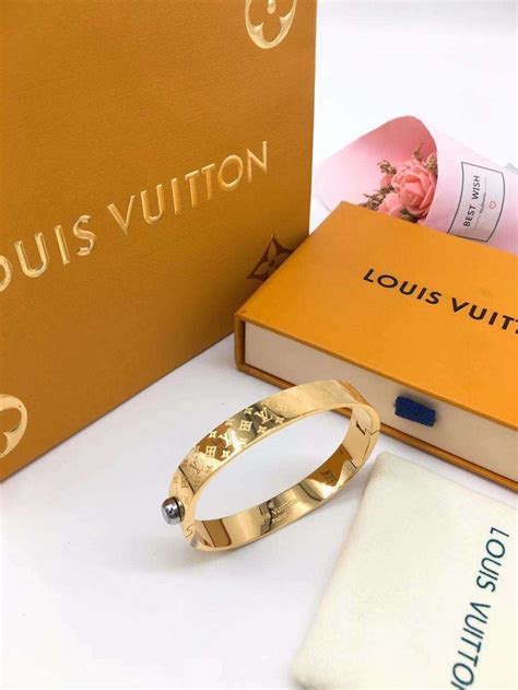 louis vuitton bracelet gold bangle|lv bangle bracelet price.